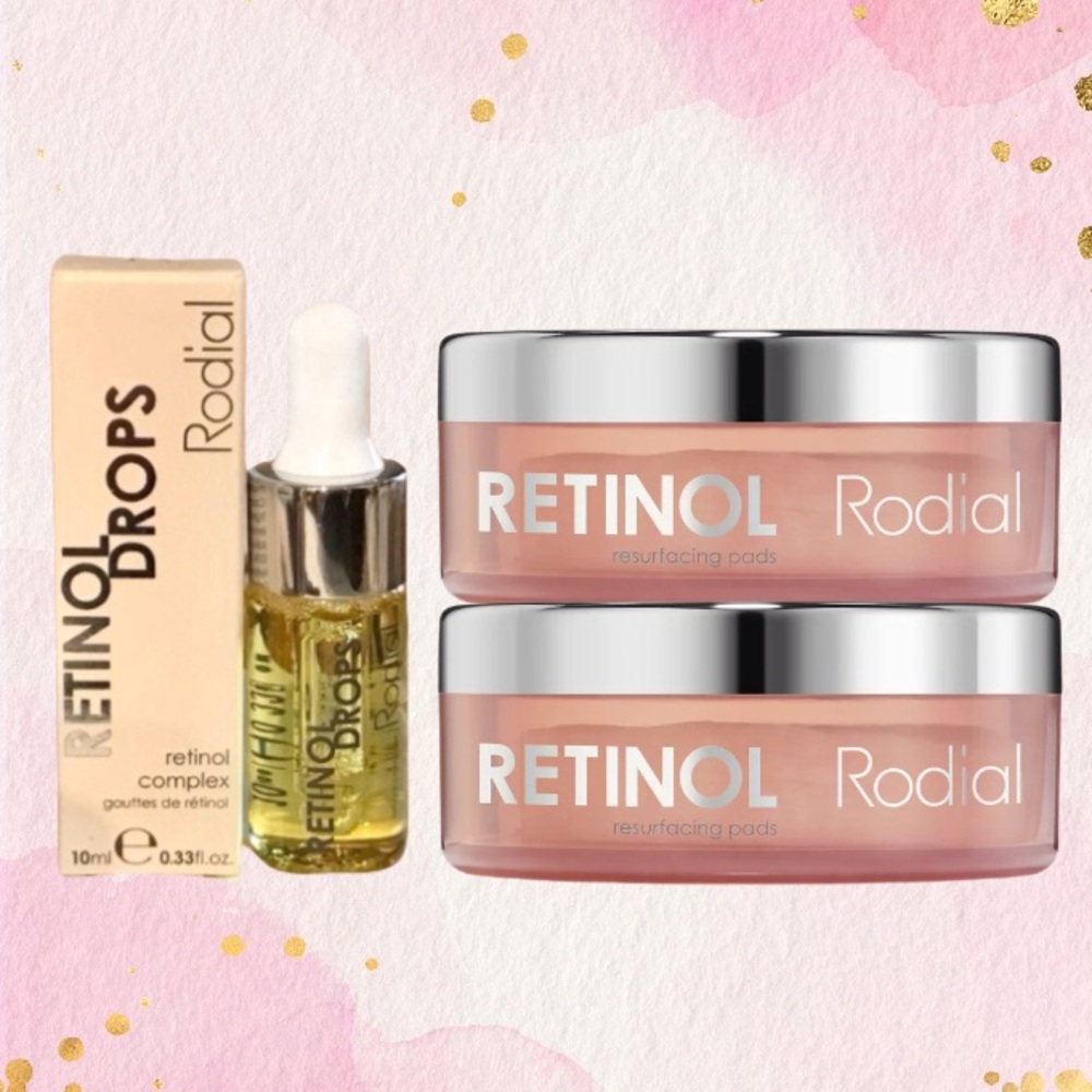 Rodial Retinol Bundle: Mini Drops 10ml + 2 mini Resurfacing Pads *NEW!